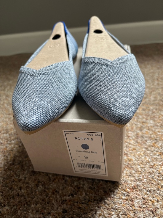 Rothy's Shoes - Rothy's Pointed Knit Flats in Something Blue